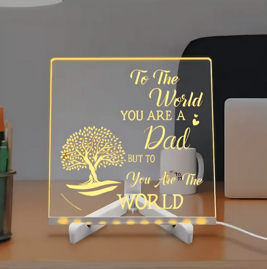 3D LED Light Glass Acrylic Writing pad