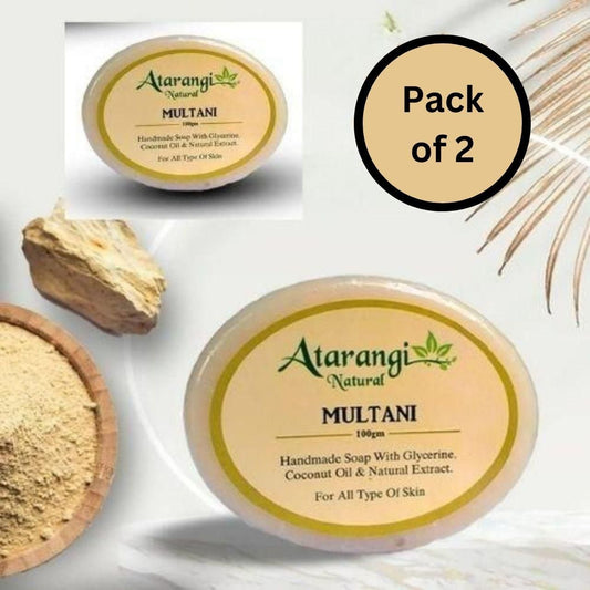 Multani Mitti handmade soap with Multani Mitti for remove pimple marks